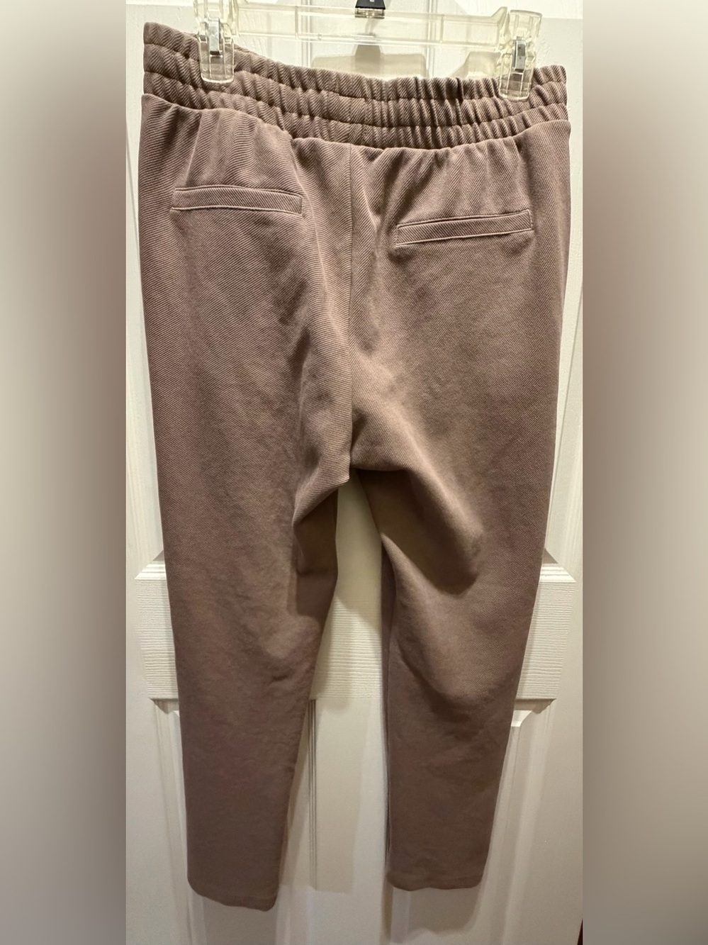 H&M Men’s Elastic Waist Joggers size S Taupe - Picture 2 of 5